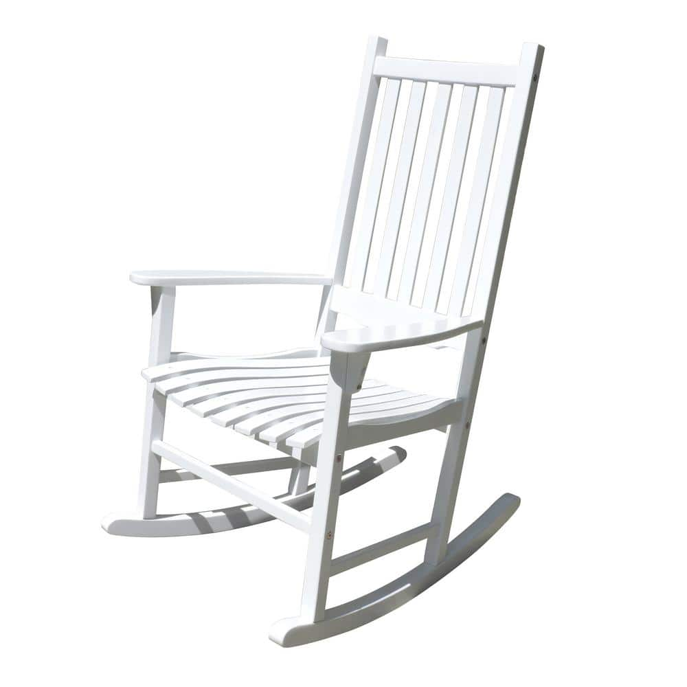 white rocking chairs wood