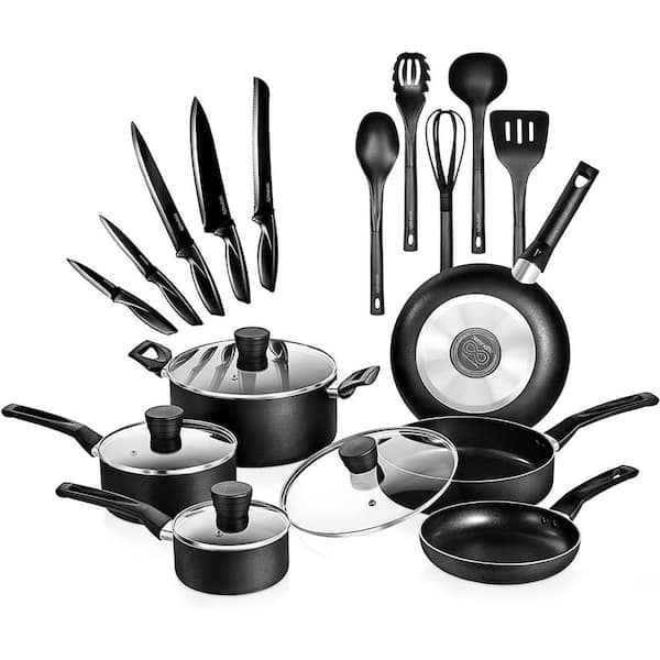 Home Kitchen Cookware 20-Piece Set