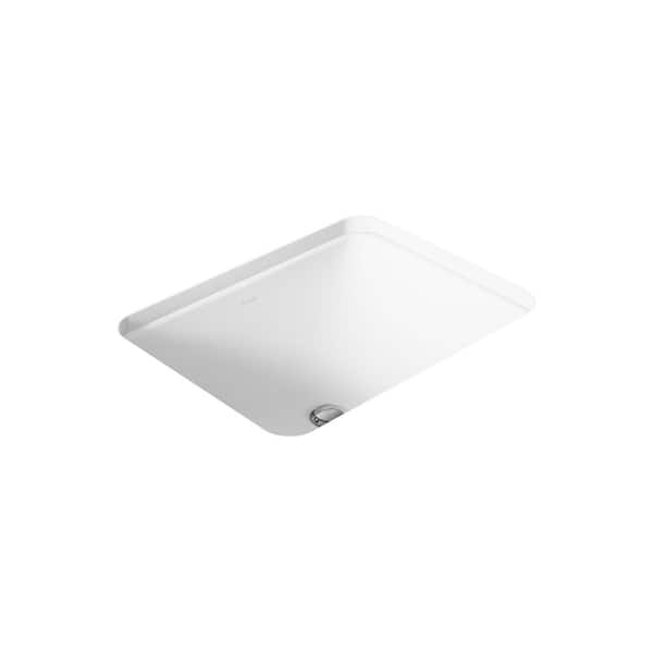 Caxton 20-1/2 in. Rectangle Undermount Bathroom Sink in White