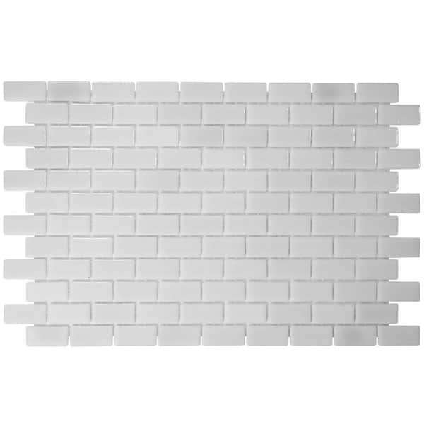 Apollo Tile (Sample) Wall Tile Stone Gray 4-in x 6-in Glossy Glass Subway Wall Tile