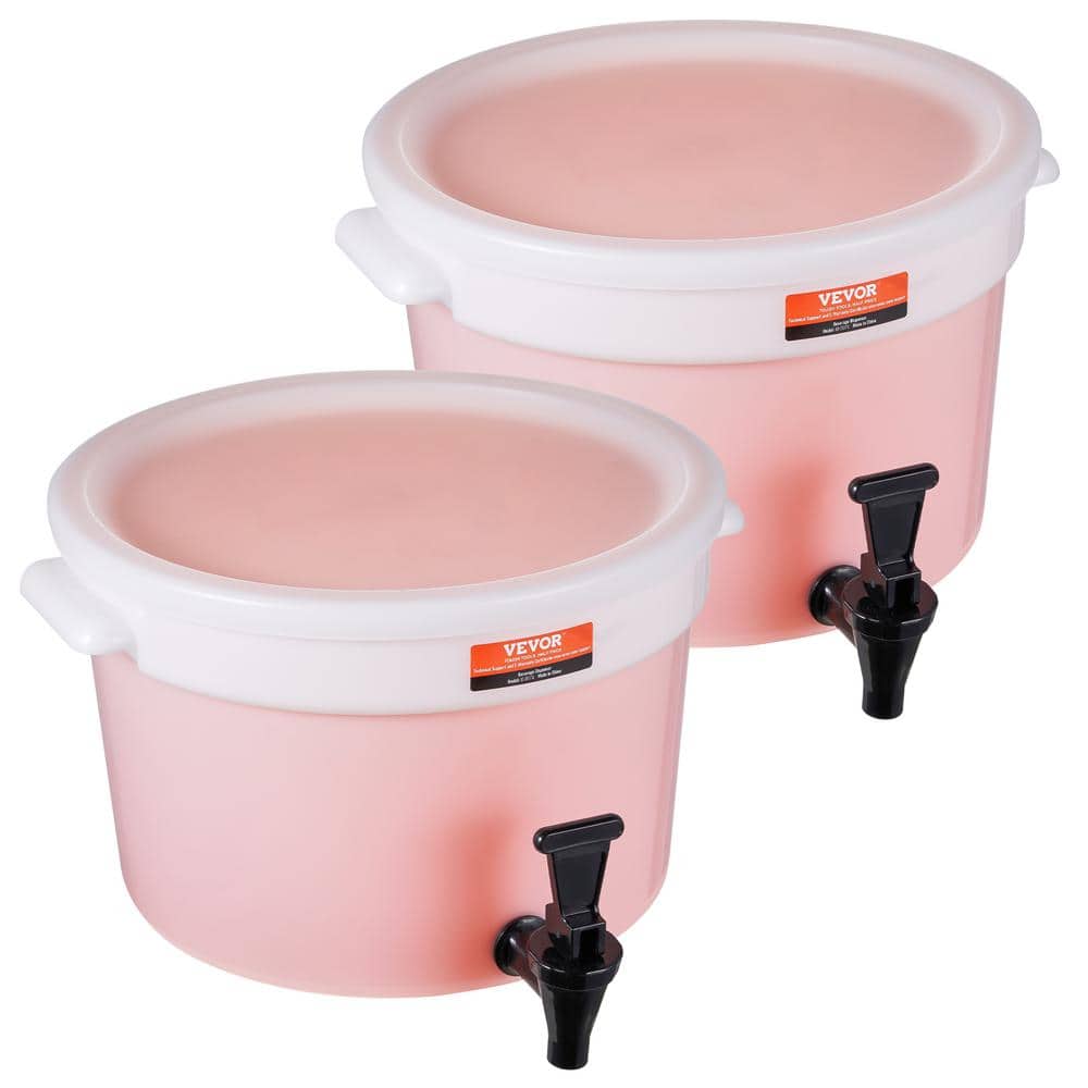 Beverage Dispenser 96 Cups Drink Dispensers Plastic with Spigot and Lid Iced Tea Lemonade Juice Water Dispenser 2-Pack price history on PriceWatchPro