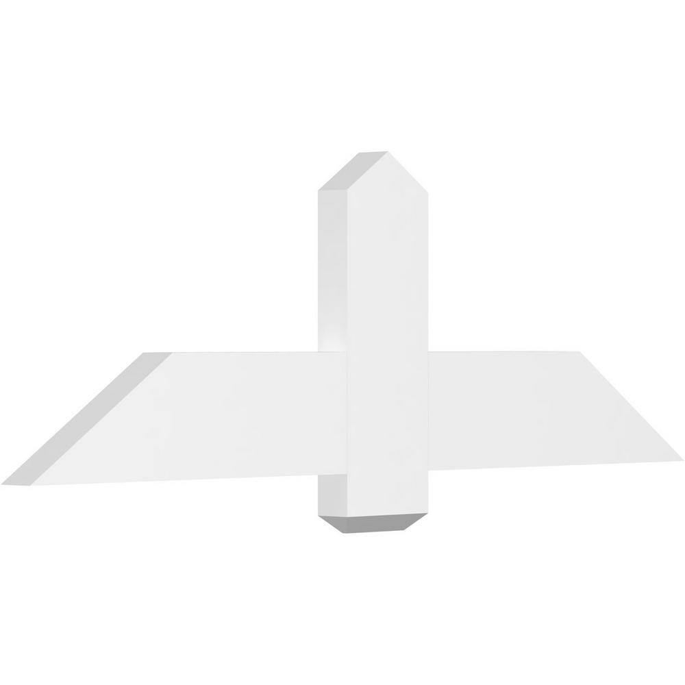 48 in. W x 16 in. H x 2 in. D x 6 in. F, 8/12 Pitch, Eugene Signature Urethane Gable Bracket, Primed Tan price history on PriceWatchPro
