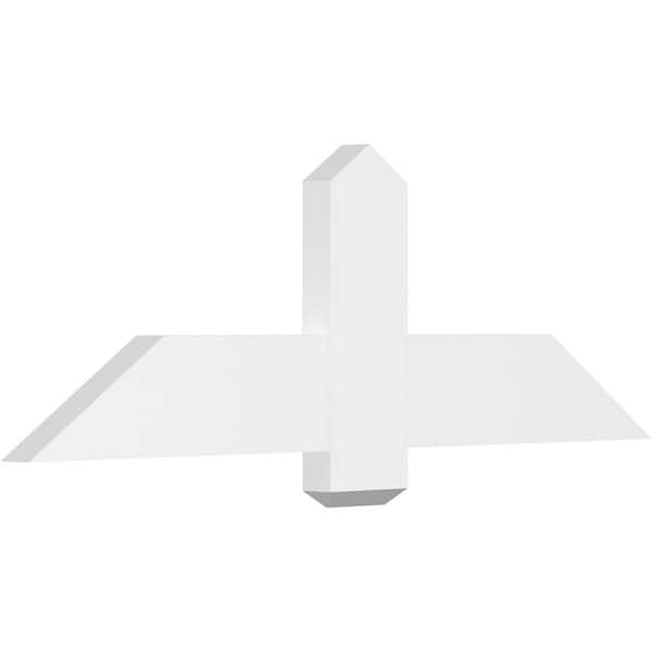 Ekena Millwork Eugene 48 in. W x 16 in. H x 2 in. D Signature Polyurethane Bracket