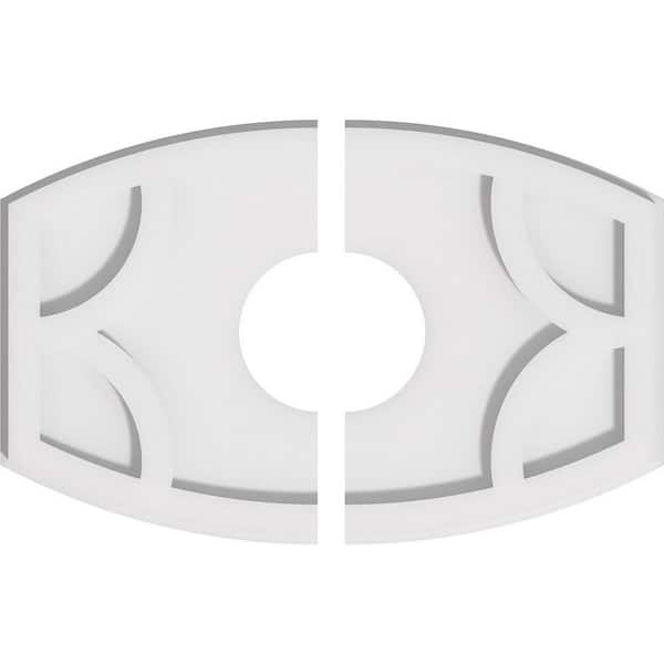 Ekena Millwork 1 in. x 16 in. x 10.625 in PVC Medallion Moulding