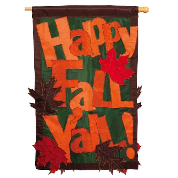 Evergreen 2 ft. x 4 ft. Happy Fall Y'all Flag
