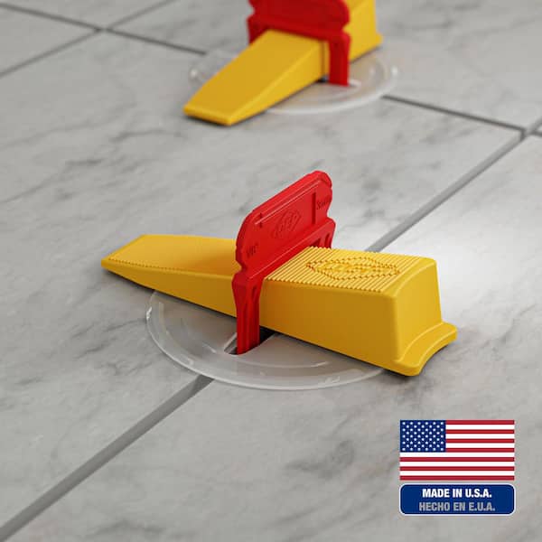 QEP LASH XL Red 1/8 in. W Plastic Clip Tile Leveling System 300
