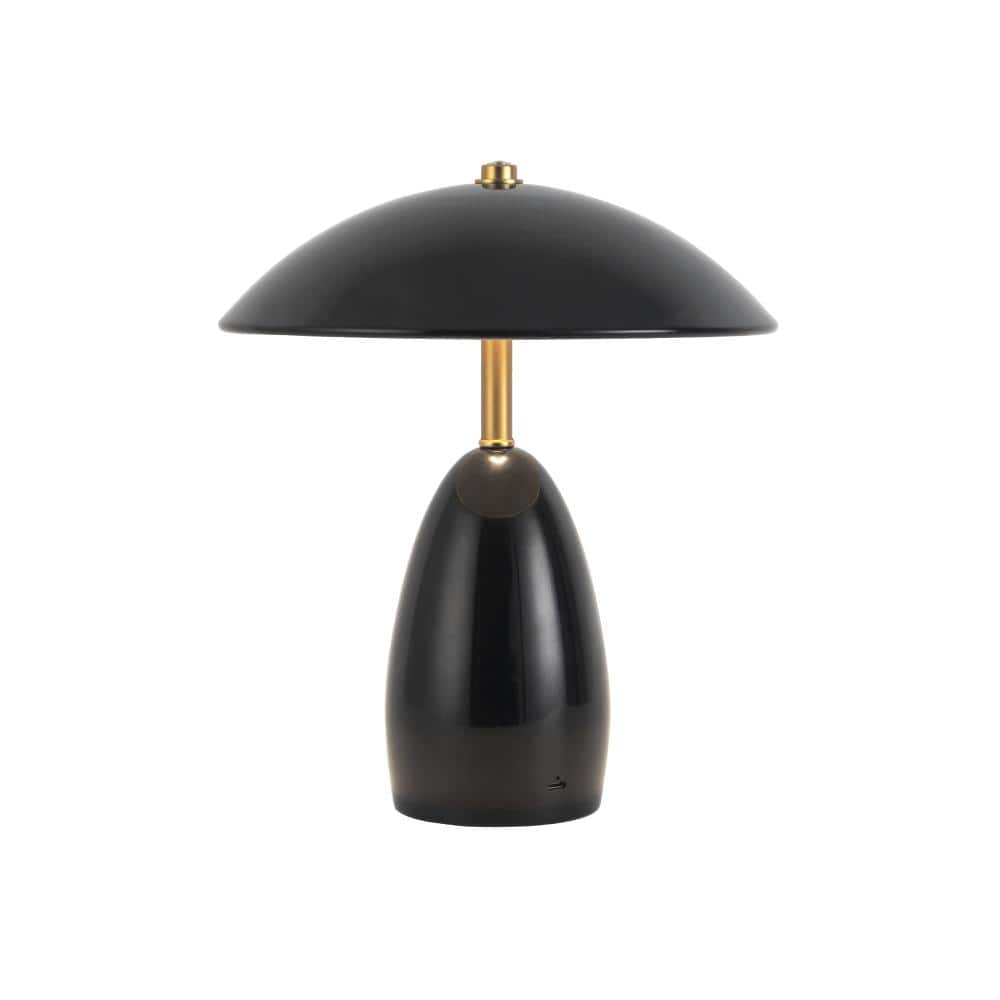 Poppy 9-in Black dimmable LED Table Lamp price history on PriceWatchPro