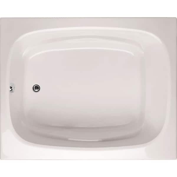 Hydro Systems Alexis 60 in. x 48 in. Reversible Drain Drop-in Air Bath Bathtub in White