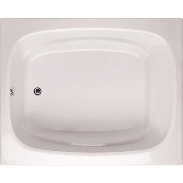 Hydro Systems Alexis 60 in. x 48 in. Reversible Drain Drop-in Bathtub in White