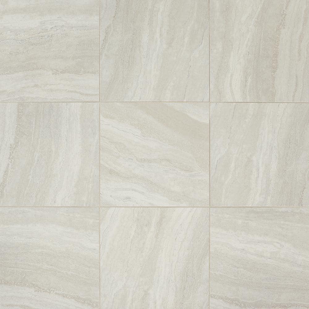 Daltile Hamilton Linear Gray 18 in. x 18 in. Ceramic Floor and Wall Tile (2.22 sq. ft./Each