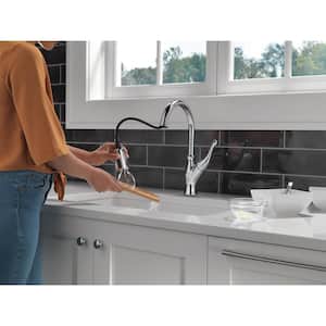 Ophelia Single Handle Pull Down Sprayer Kitchen Faucet in Polished Chrome