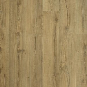 Outlast+ Vienna Oak 12 mm T x 7.4 in. W Waterproof Laminate Wood Flooring (19.6 sqft/case)
