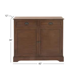 Brown Wood Traditional Cabinet