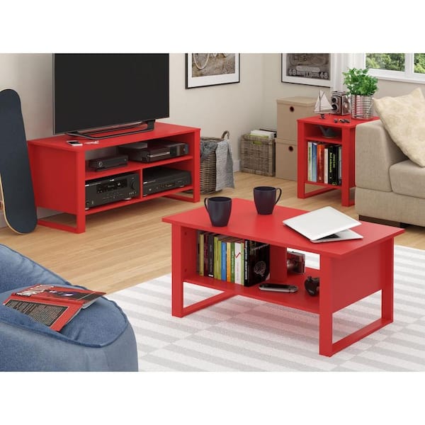 Altra Furniture Reese Ruby Red Coffee Table