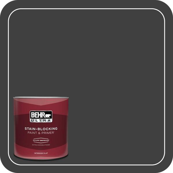 BEHR ULTRA 1 qt. #BXC-02 Bauhaus Extra Durable Flat Interior Paint & Primer