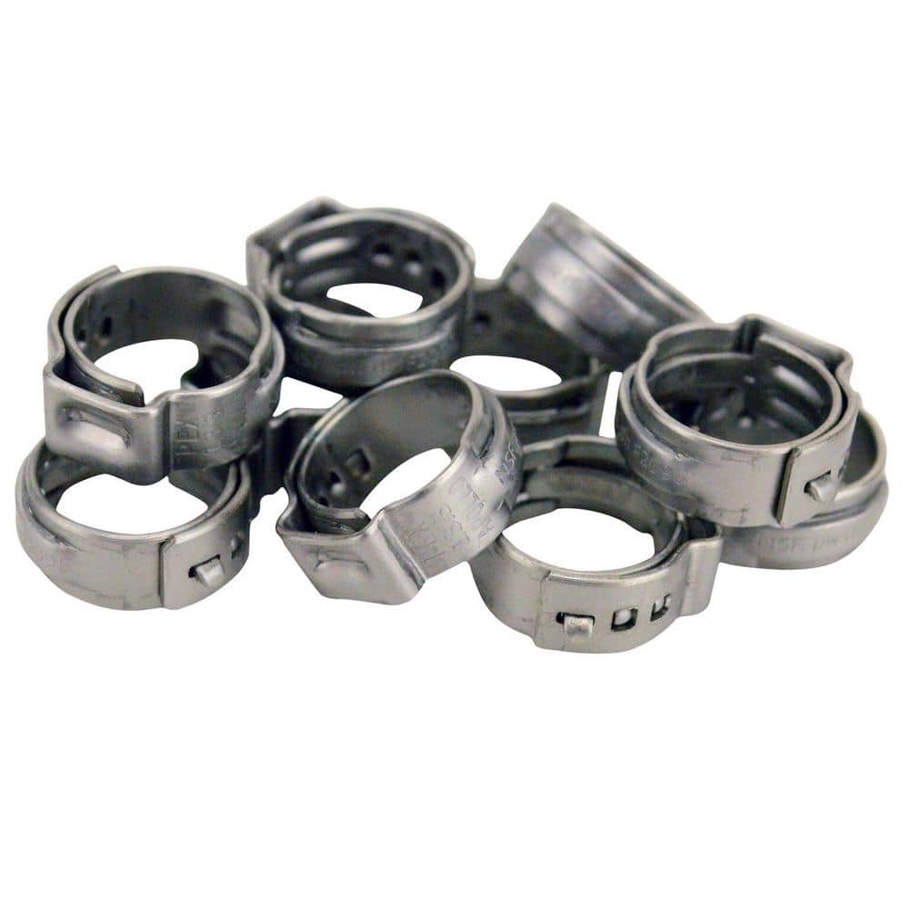 UPC 670750269127 product image for 3/8 in. Stainless Steel PEX-B Barb Pinch Clamp (10-Pack) | upcitemdb.com