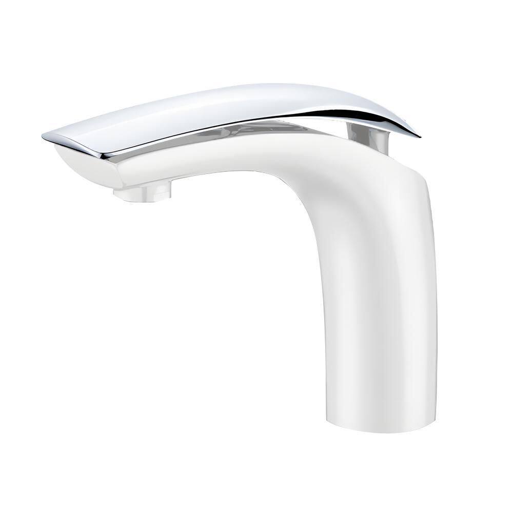 HOMLUX Single Handle Single Hole Bathroom Faucet with Drain Kit ...