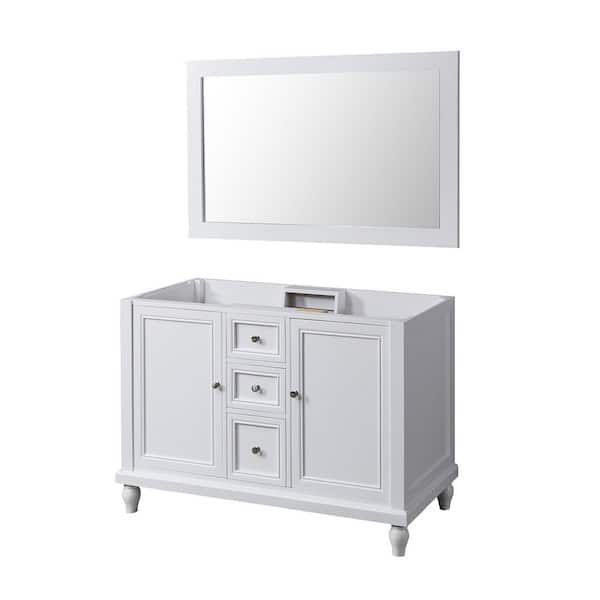 Direct vanity sink Classic 48 in. W x 23 in. D x 32 in. H Bath Vanity Cabinet without Top in White