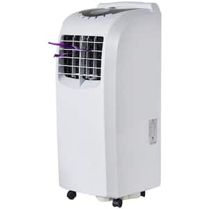 6,150 BTU Portable Air Conditioner Cools 400 Sq. Ft. with Dehumidifier and Remote in White