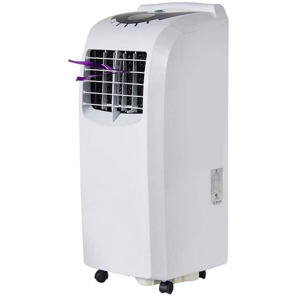 Barton 6,150 BTU Portable Air Conditioner Cools 400 Sq. Ft. with Dehumidifier and Remote in White