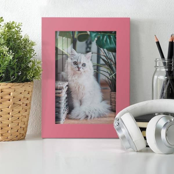 Modern 5 in. x 7 in. Hot Pink Picture Frame
