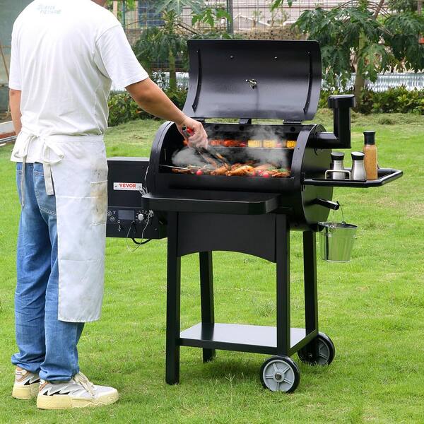 VEVOR 21 inch Kettle Charcoal Grill BBQ Portable Grill with Cart Outdoor Cooking