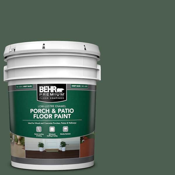 BEHR PREMIUM 5 gal. #N400-7 Vine Leaf Low-Lustre Enamel Interior/Exterior Porch and Patio Floor Paint