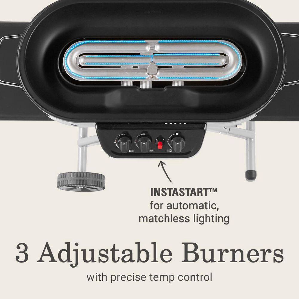 Coleman Blue Portable Propane Gas Grill with Stand