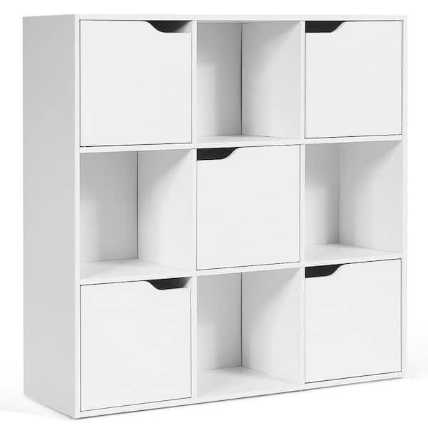 9 Shelf Bookcase Bookshelf Office Storage Furniture Shelves Display 