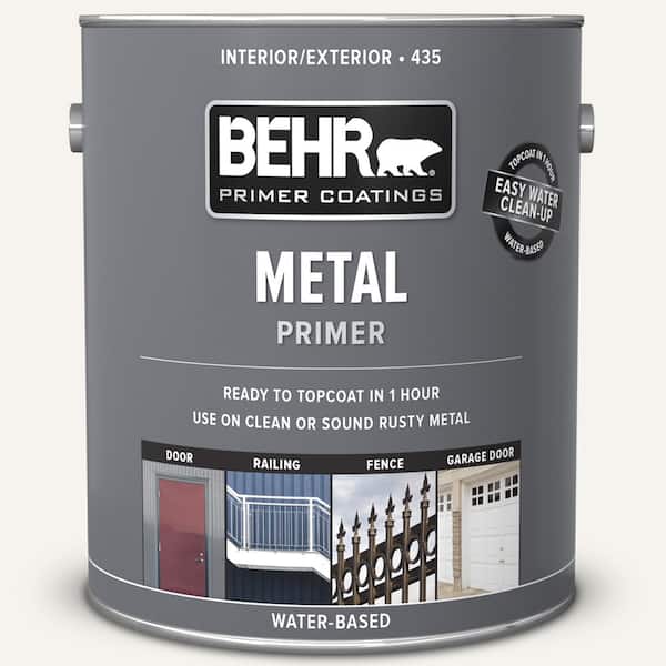 BEHR 1 gal. White Interior/Exterior Metal Primer