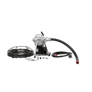K50-8 Sectional Drain Cleaning Machine for 3/4 in. to 4 in. Lines, w/ A-30 Cable Kit, A-17-A Adapter, and A-17-B Adapter
