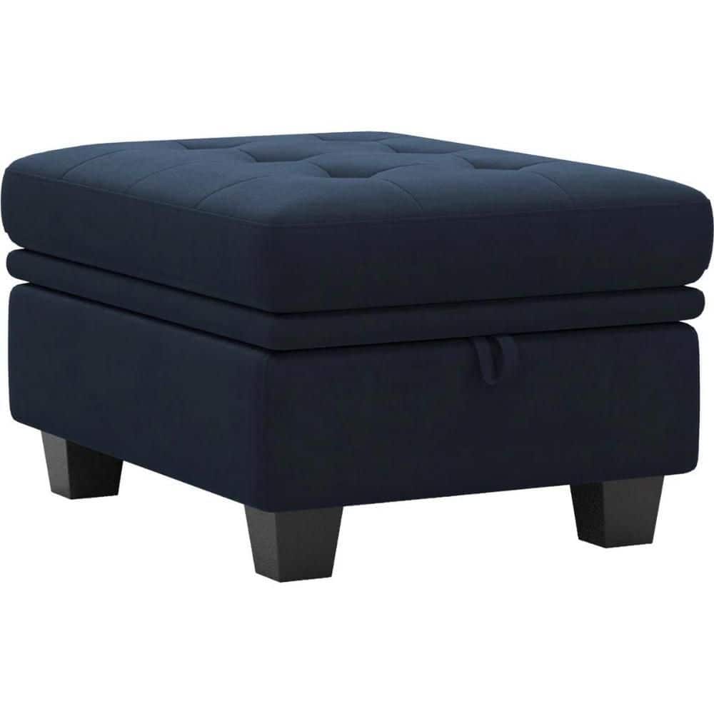Velvet Rectangle Storage Ottoman Large Ottoman price history on PriceWatchPro