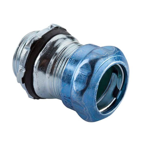 Halex 1 in. Electrical Metallic Tube Raintight Compression Connectors (15-Pack)