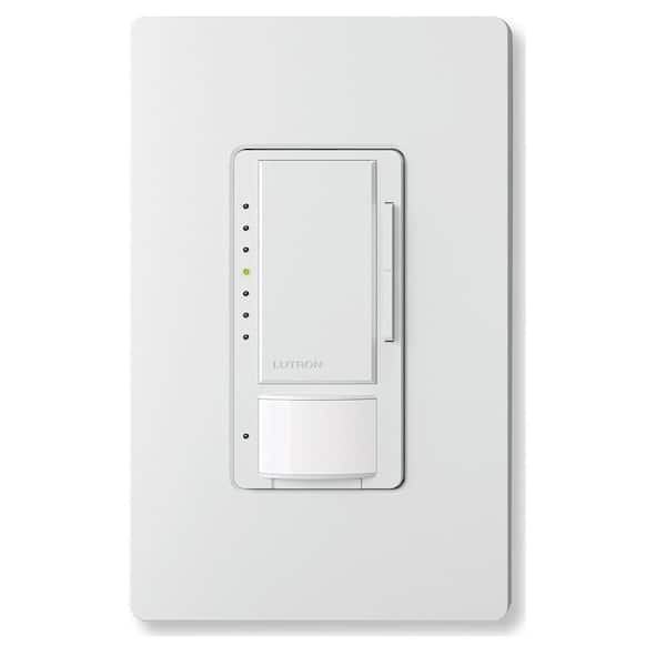 Maestro LED+ Vacancy-Only Sensor/Dimmer Switch, 150W LED, Single Pole/Multi-Location, Palladium (MSCL-VP153M-PD)