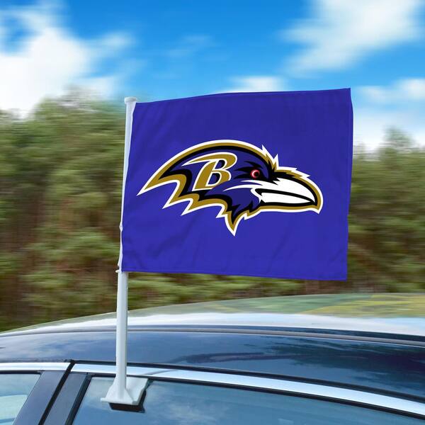 FANMATS NFL Baltimore Ravens Car Flag 26134 - The Home Depot