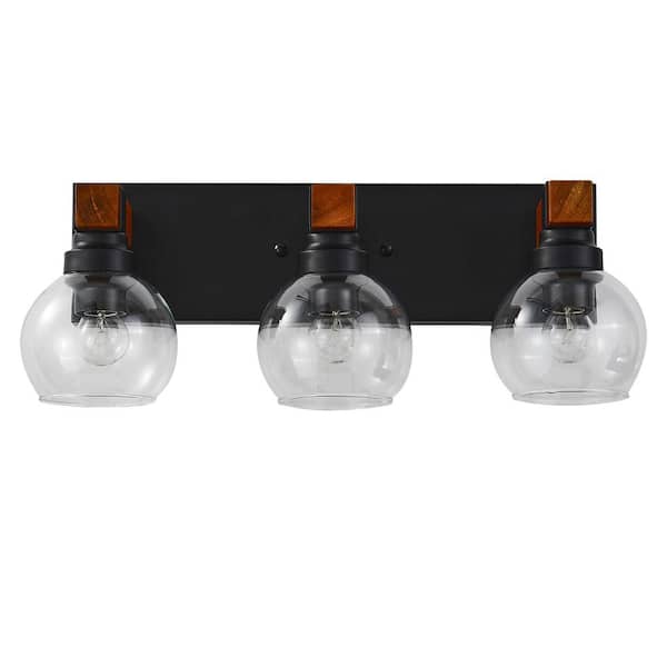 Quorum INTERNATIONAL Lazo 3-Light Vanity- Tx Black 527-3-69 - The