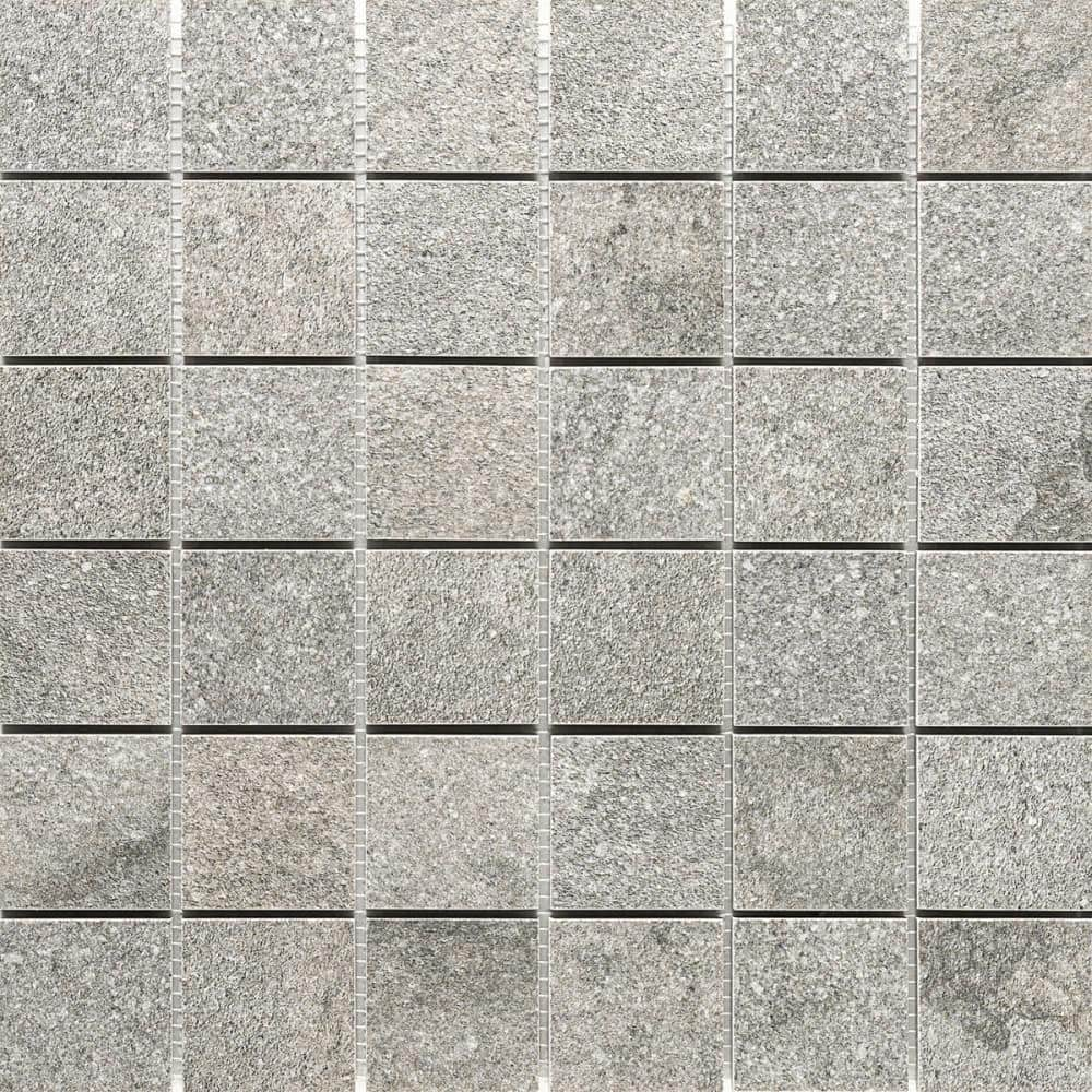 Artmore Tile (Sample) District Slate Gray 4-in x 4-in Matte Porcelain Uniform Squares Stone Look Thinset Mortar Floor and Wall Tile | EXT3RD108264