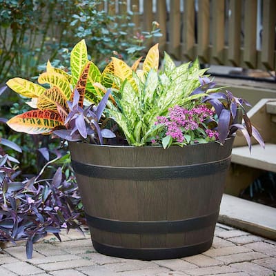 Resin - Planters - Garden Center - The Home Depot