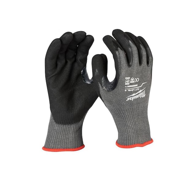 Milwaukee Impact Cut Level 5 Unisex XL Nitrile Dipped Work Gloves