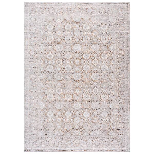 Garnet 10 ft. x 13 ft. Gray/Gold Persian Area Rug