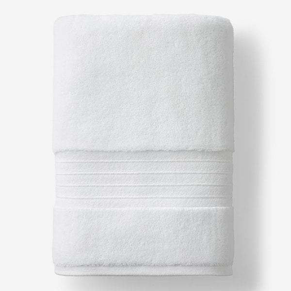 The Company Store Legends Hotel Mirage Aegean White Cotton Bath Sheet