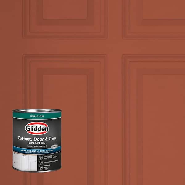 1 qt. PPG1063-7 Ancient Copper Semi-Gloss Door, Trim and Cabinet Paint
