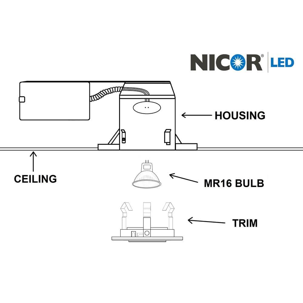 White Modern Recessed LED Wall Mount Light Fixture