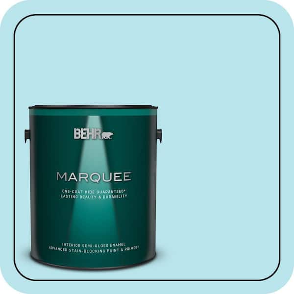 BEHR MARQUEE 1 gal. #510A-3 Fresh Water Semi-Gloss Enamel Interior Paint & Primer