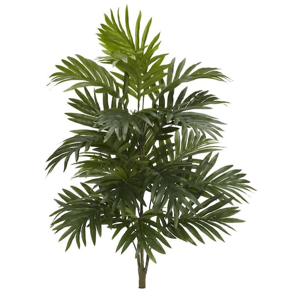 Nearly Natural Indoor 30 in. Areca Palm Artificial Plant (3-Set) 6079 ...