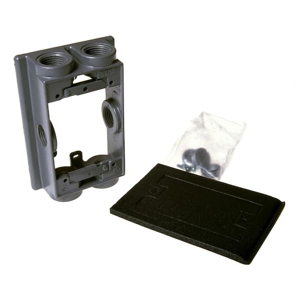 BELL 1-Gang Weatherproof Swing Arm Extension Adapter with Six 3/4 in. Outlets