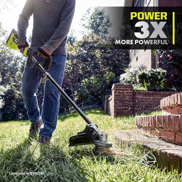 RYOBI 40-Volt Lithium-Ion Cordless String Trimmer/Edger – 2.6 Ah