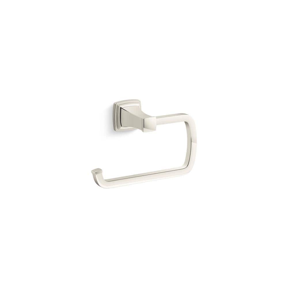 KOHLER Riff Towel Ring in Vibrant Polished Nickel 27412SN The Home Depot