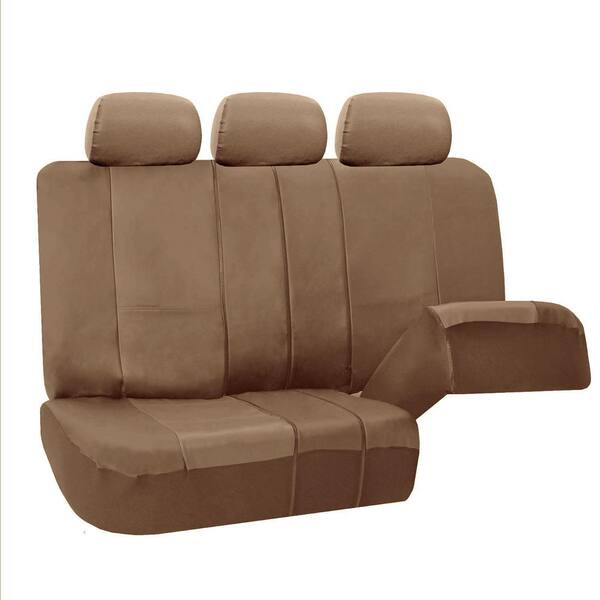 FH Group Premium PU Leather 15 in. x 12 in. x 6 in. Full Set Seat Covers