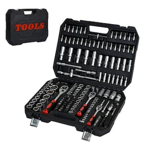 Flynama Black Hand Tool Box with Toolset 238-Piece JY
